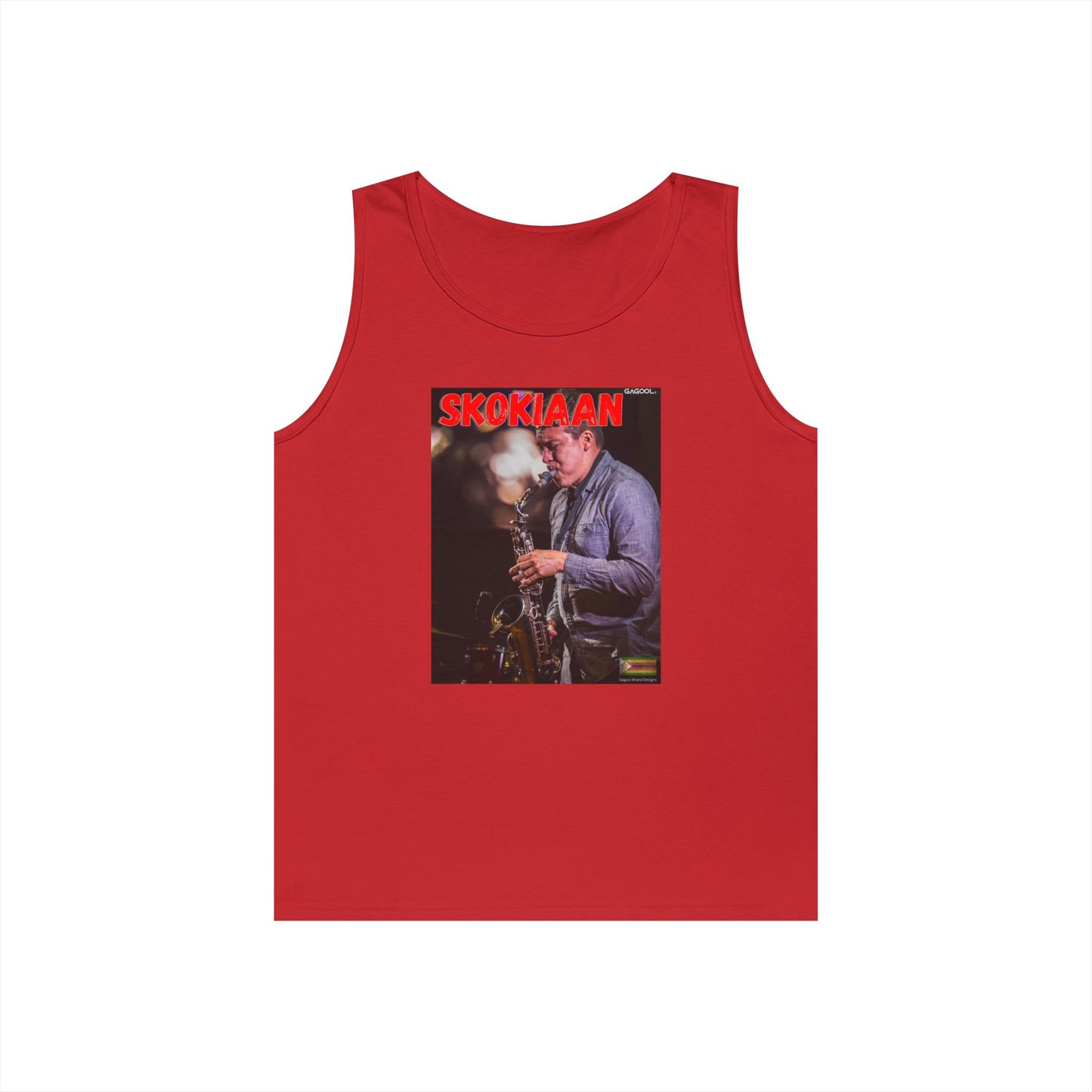 Skokiaan Jazz Unisex Heavy Cotton Tank Top