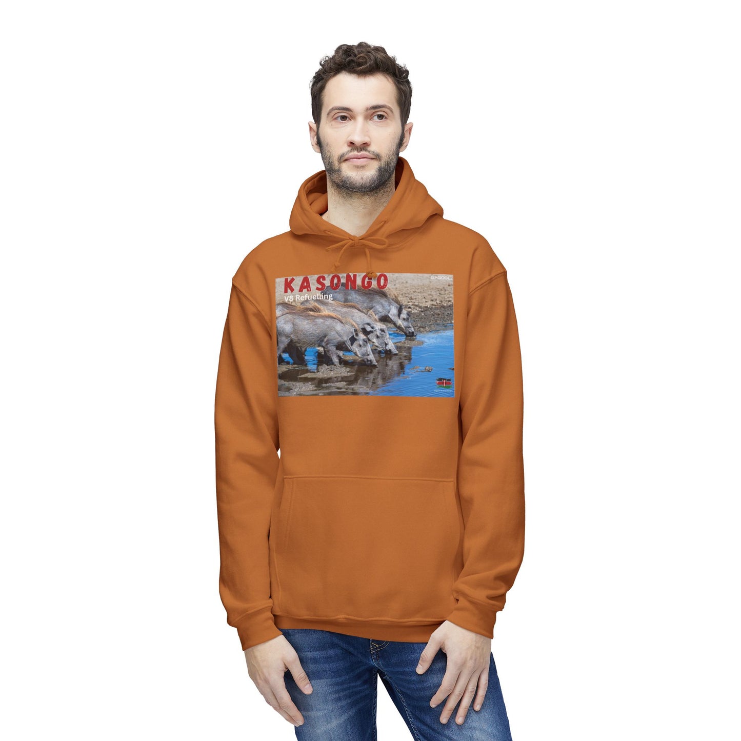 KASONGO Graphic Unisex Hooded Sweatshirt