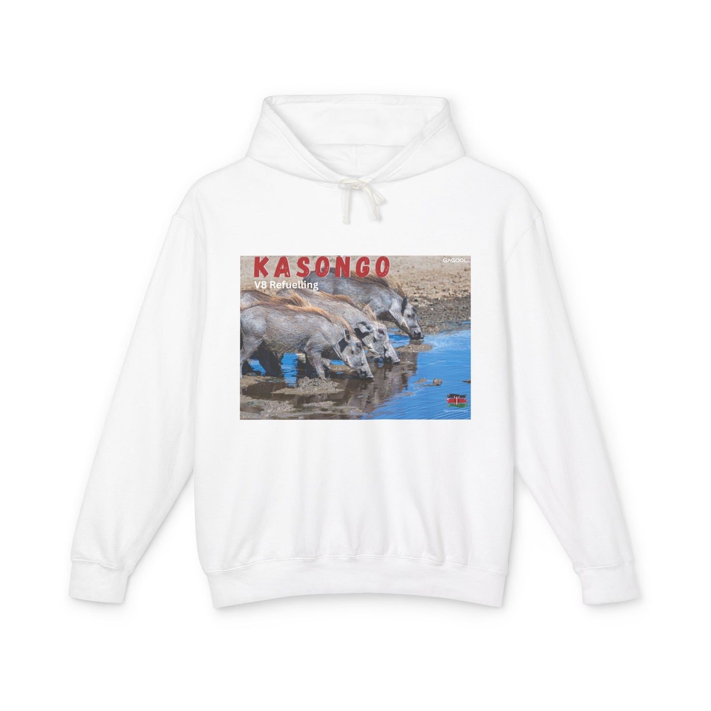 Unisex Lightweight Hooded Sweatshirt - Kasongo