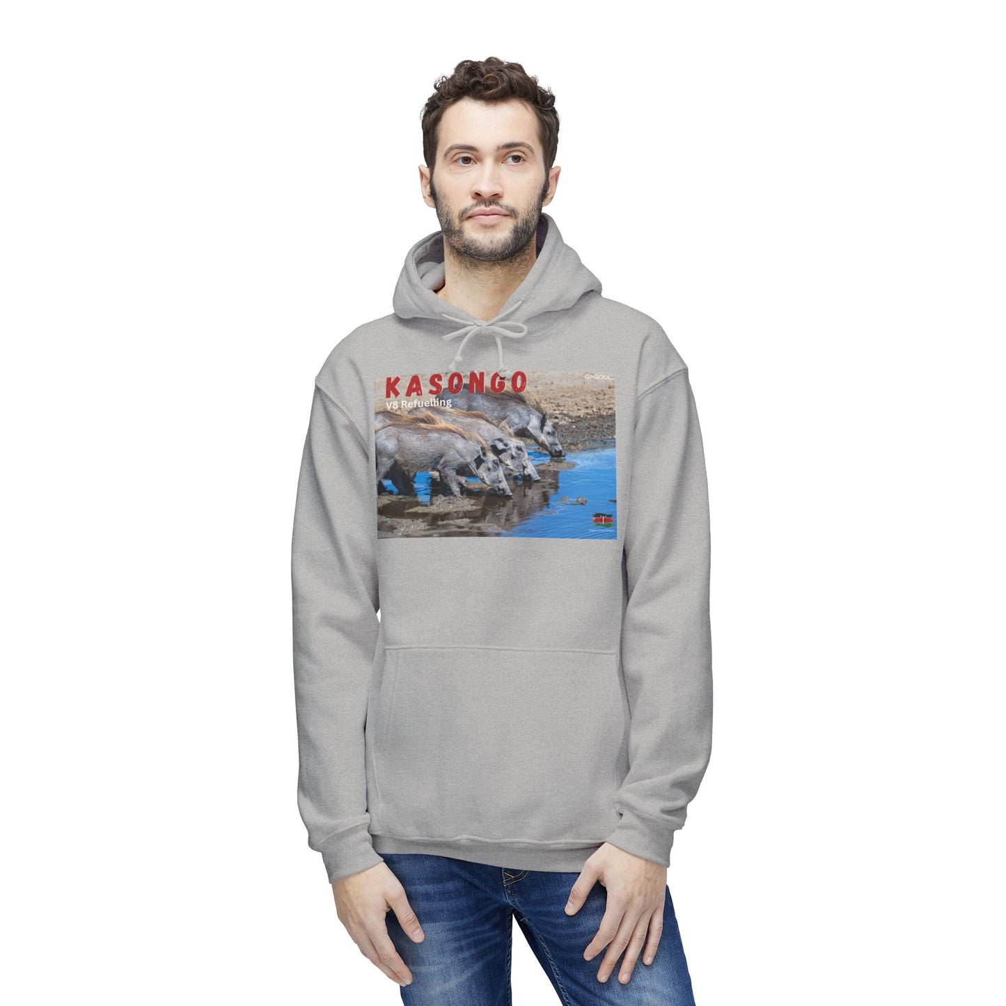 KASONGO Graphic Unisex Hooded Sweatshirt