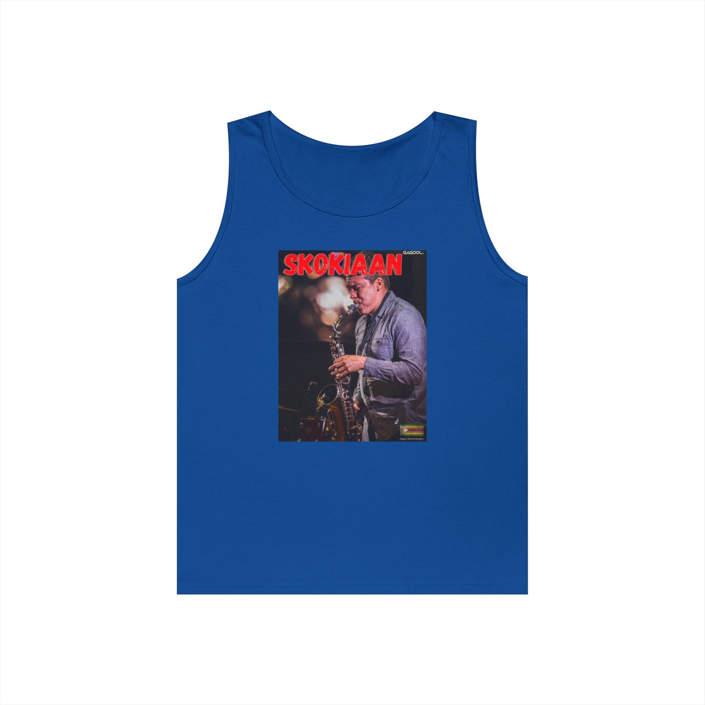 Skokiaan Jazz Unisex Heavy Cotton Tank Top
