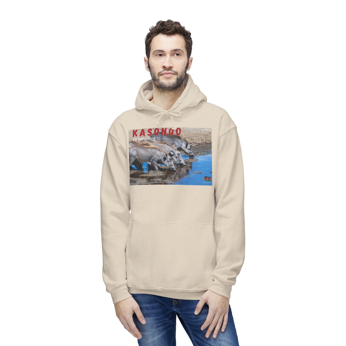KASONGO Graphic Unisex Hooded Sweatshirt