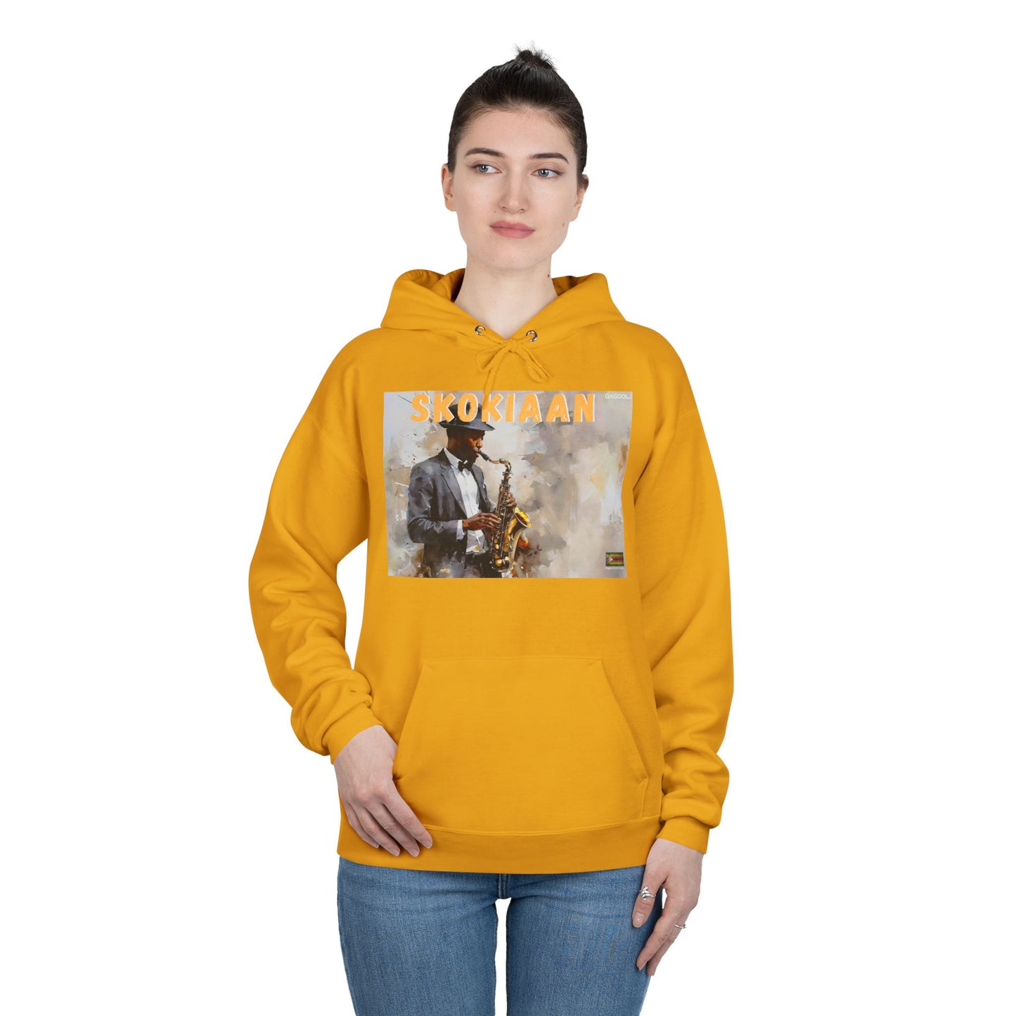 Skokiaan Jazz Musician EcoSmart Hoodie - Unisex Pullover Sweatshirt