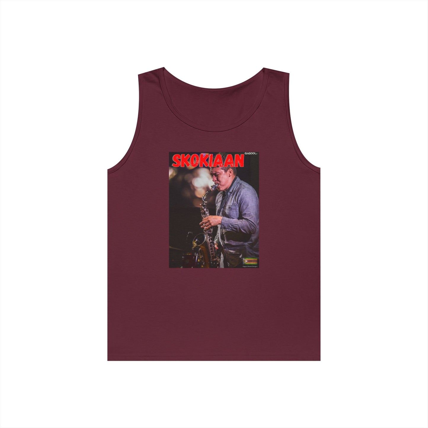 Skokiaan Jazz Unisex Heavy Cotton Tank Top
