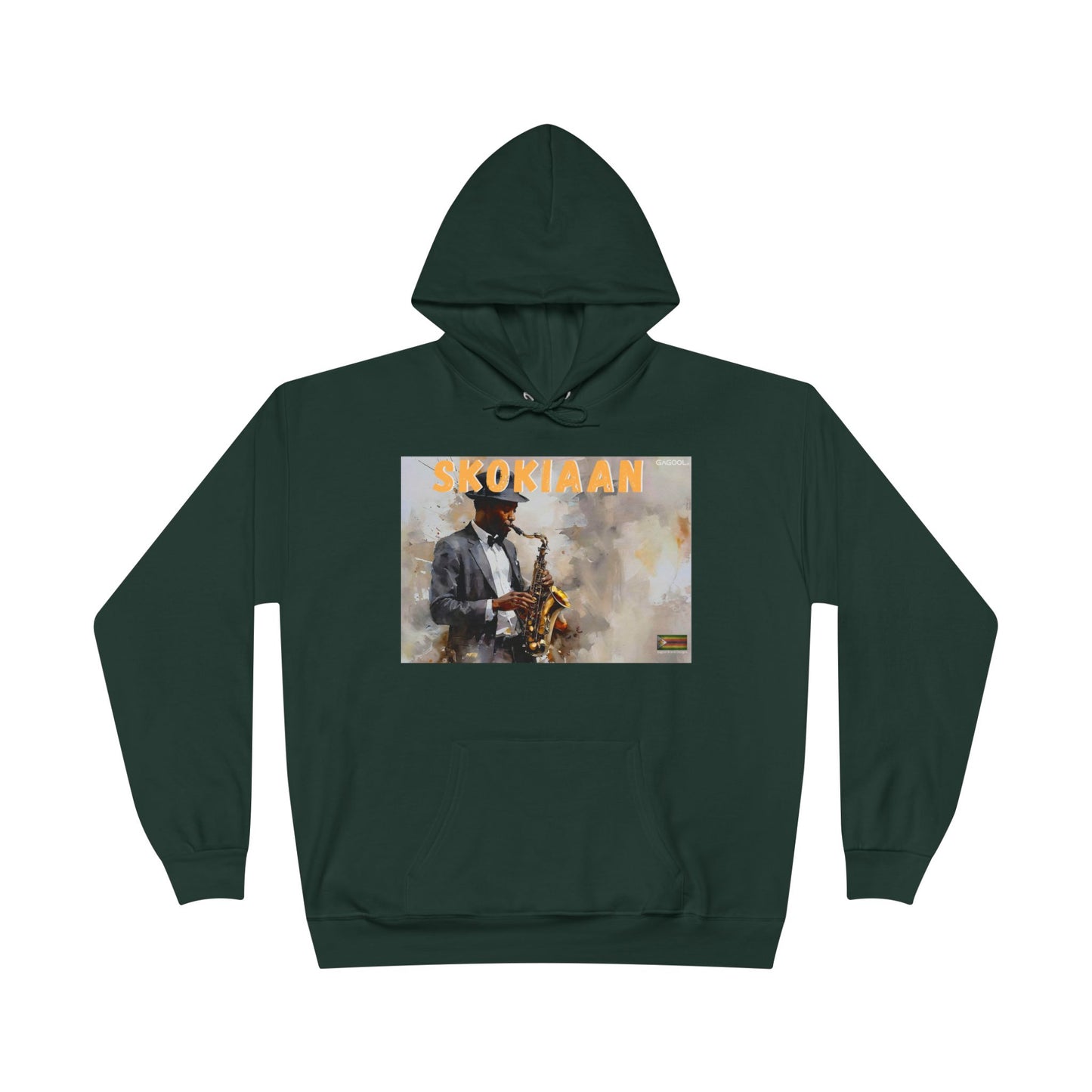 Skokiaan Jazz Musician EcoSmart Hoodie - Unisex Pullover Sweatshirt