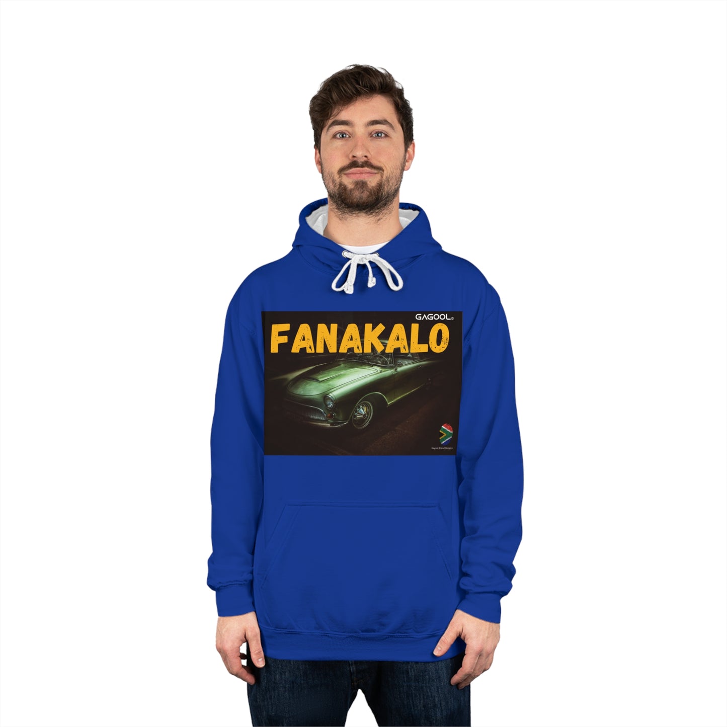 FANAKALO Vintage Car Unisex Varsity Hoodie - Stylish & Comfy