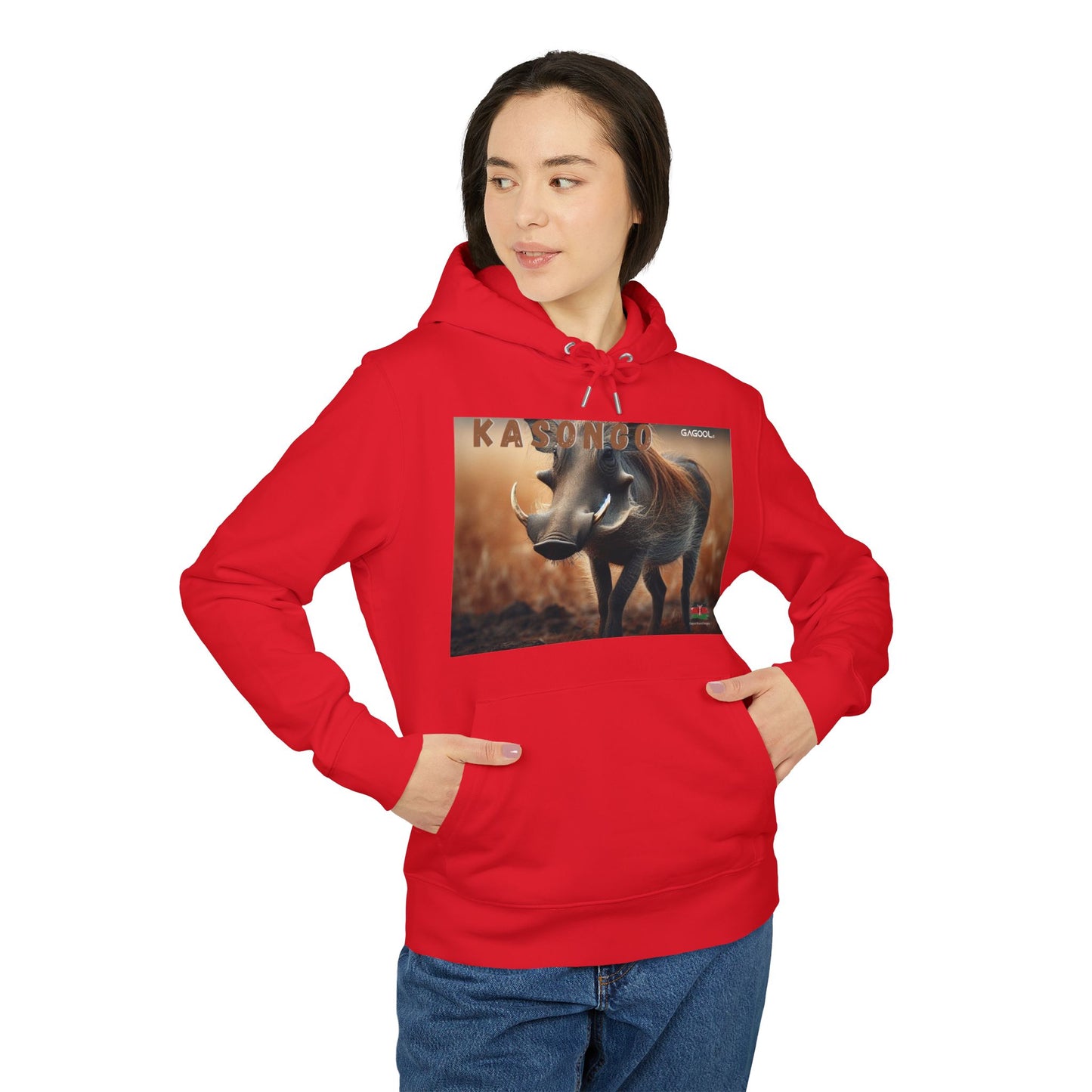 Wildlife Adventure Hoodie - Stylish Kasongo Design
