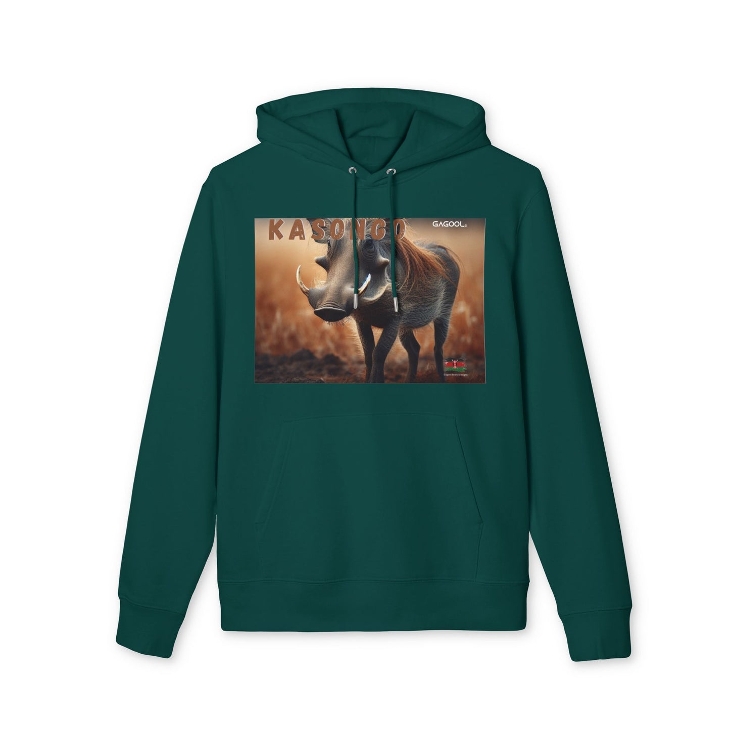 Wildlife Adventure Hoodie - Stylish Kasongo Design