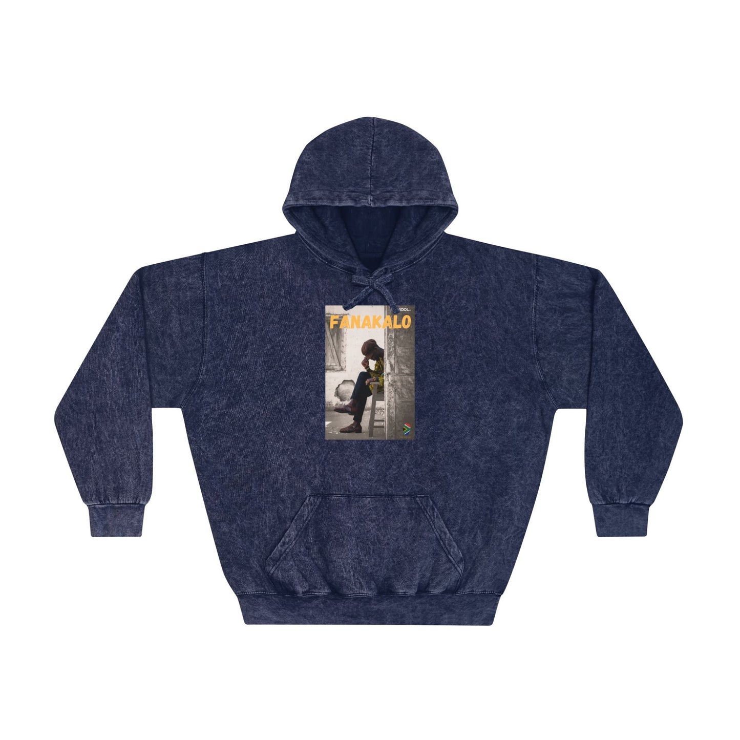 FANAKALO Unisex Mineral Wash Hoodie - Cozy Streetwear for Everyday Style