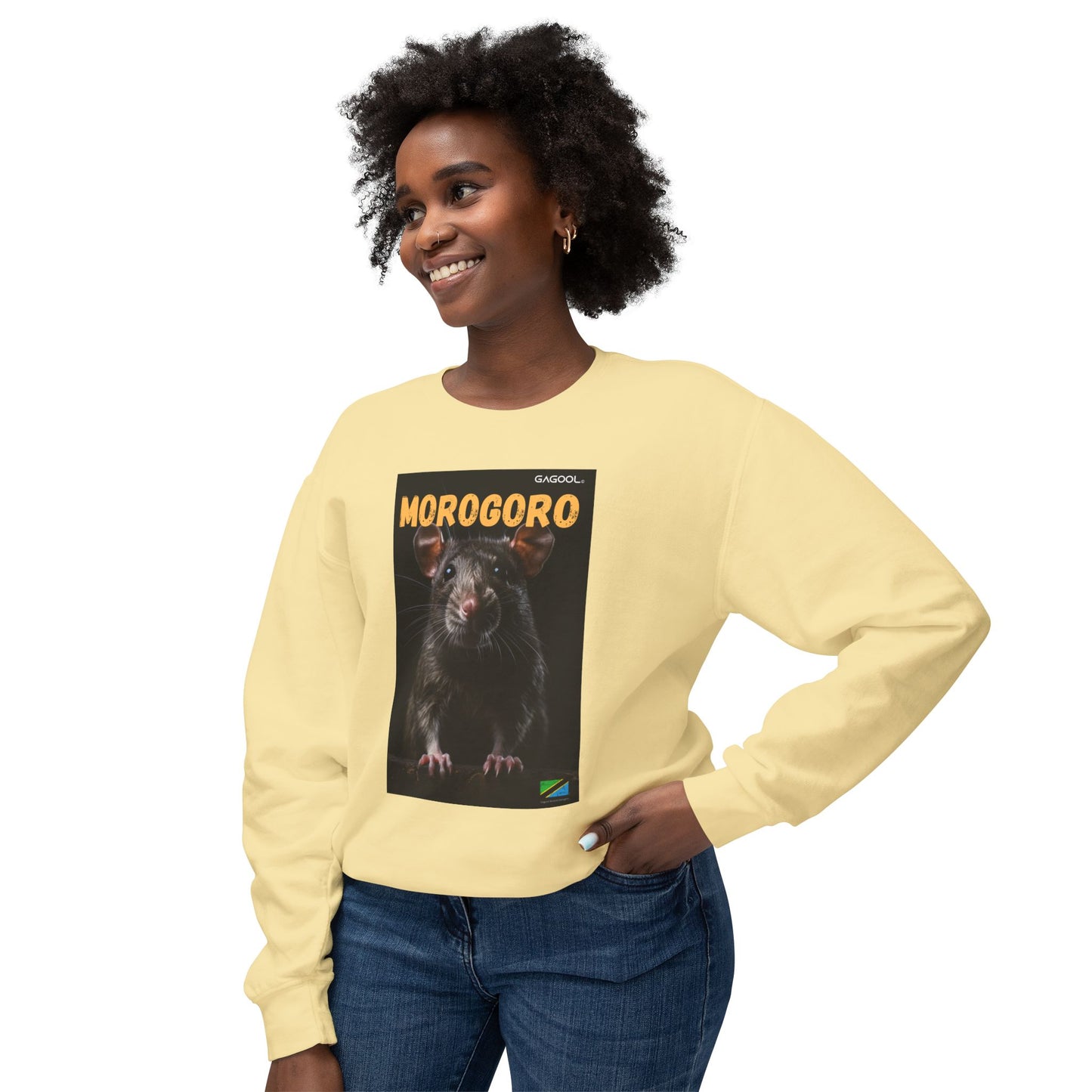 Morogoro Unisex Lightweight Crewneck Sweatshirt