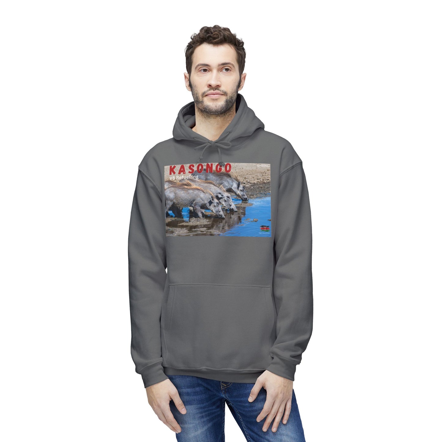 KASONGO Graphic Unisex Hooded Sweatshirt