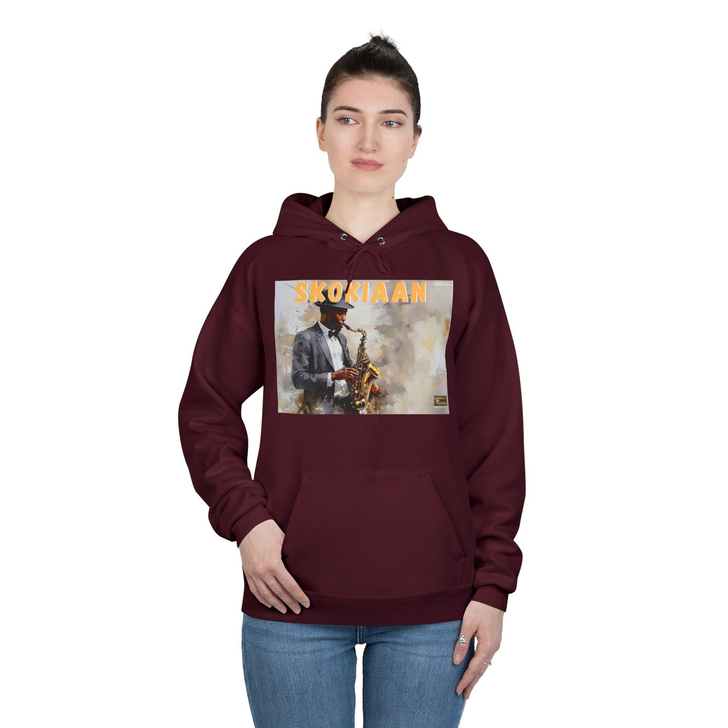 Skokiaan Jazz Musician EcoSmart Hoodie - Unisex Pullover Sweatshirt